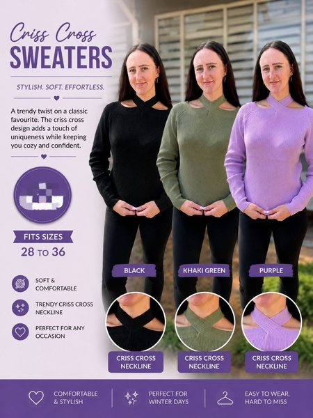 Criss Cross Sweaters