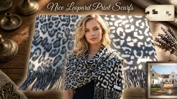 Nice Leopard Print Scarfs