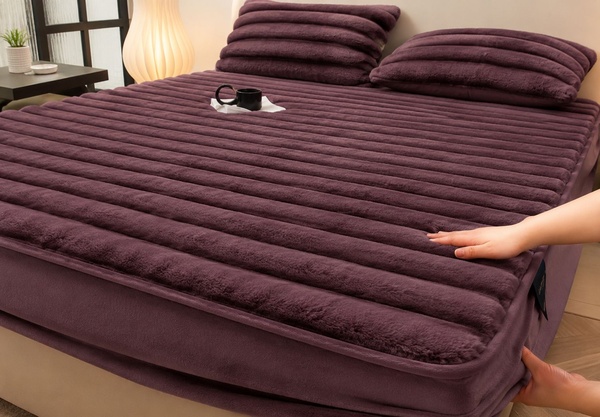 Faux Fur Rabbit Mattress Protector