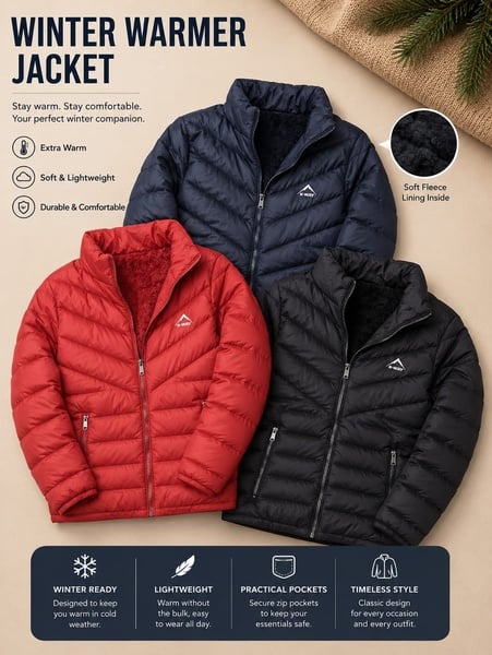 Fleece Lined K-Way Jackets