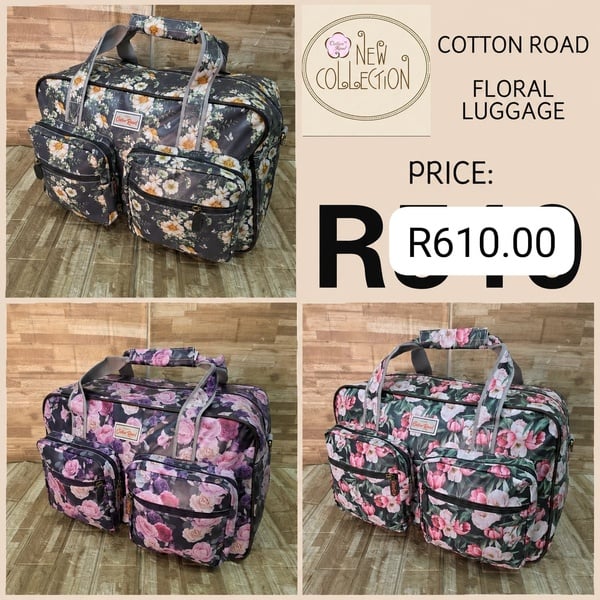 Floral Cotton Road Luggage