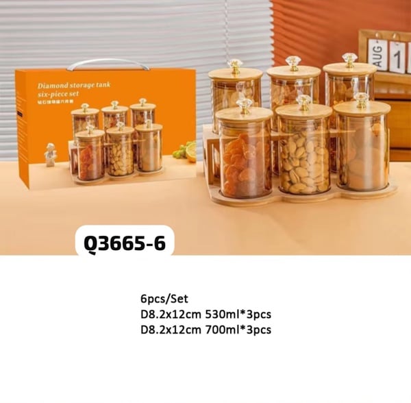 6pc Diamond Storage Tank