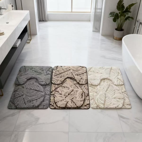 New 3pc Toilet Set