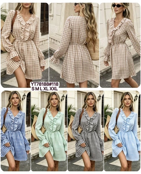Ladies Long Sleeve Dress