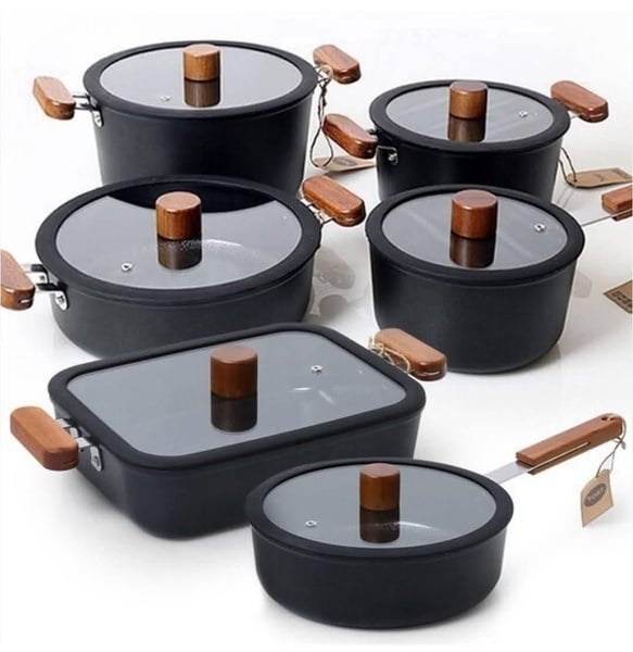 10pc Non Stick Stock Pots