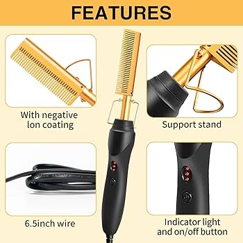 Electric Hair Styling Hot Comb