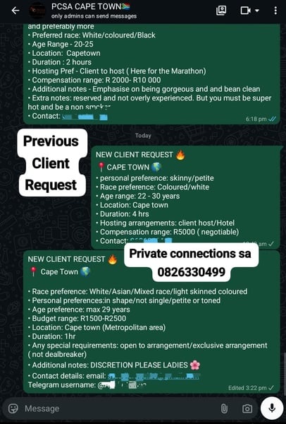 Private connections sa Previous client requests picture