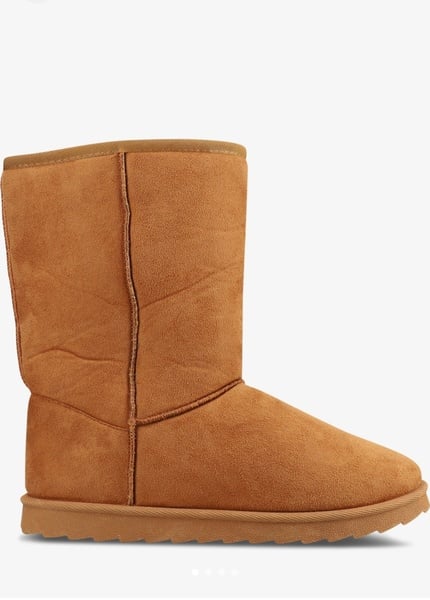 Ladies tall fleece boots