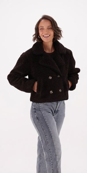Ladies saddle stitch jacket