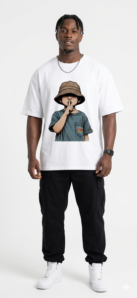 Man white shirt