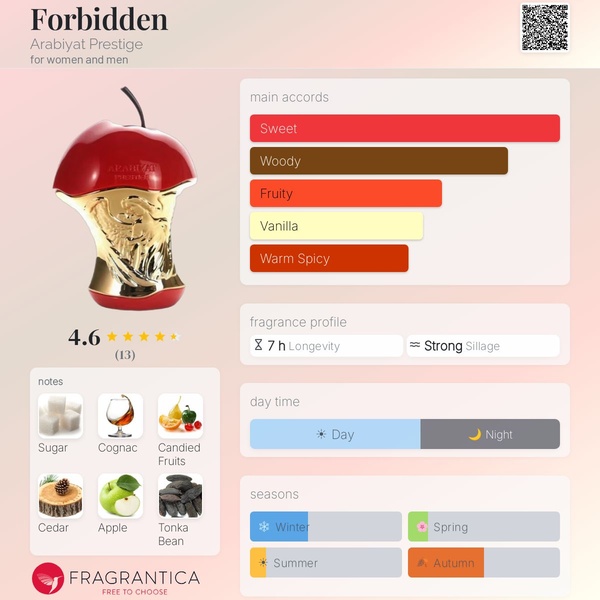 Forbidden - Arabiyat Prestige (Angels' Share with a apple twist)