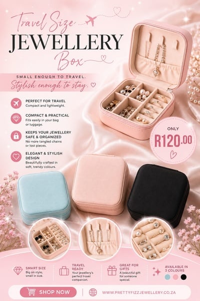 Travel Size Jewellery Box