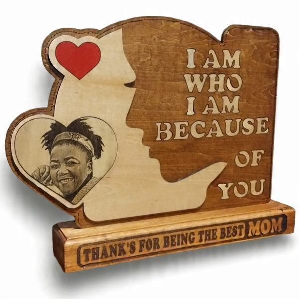 Custom Laser-Engraved Wooden Photo Plaques & Gifts