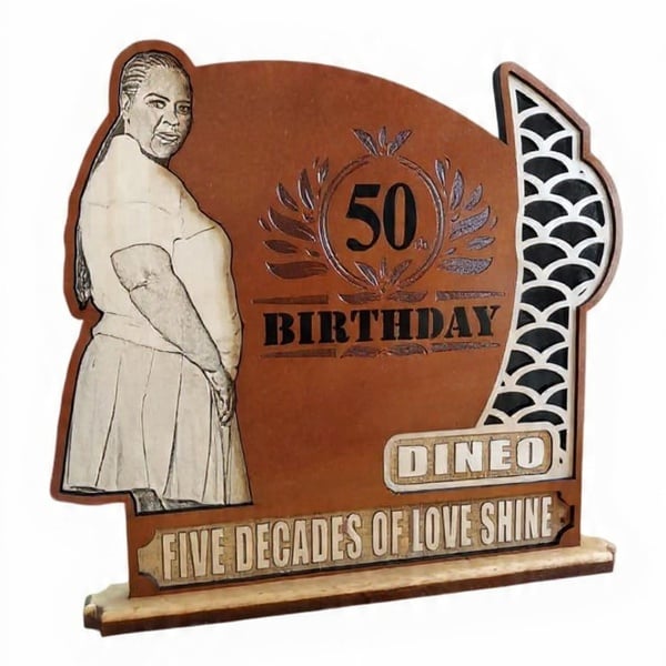 Custom Laser-Engraved Wooden Photo Plaques & Gifts