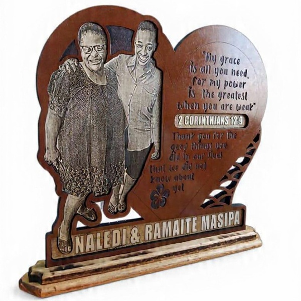 Custom Laser-Engraved Wooden Photo Plaques & Gifts