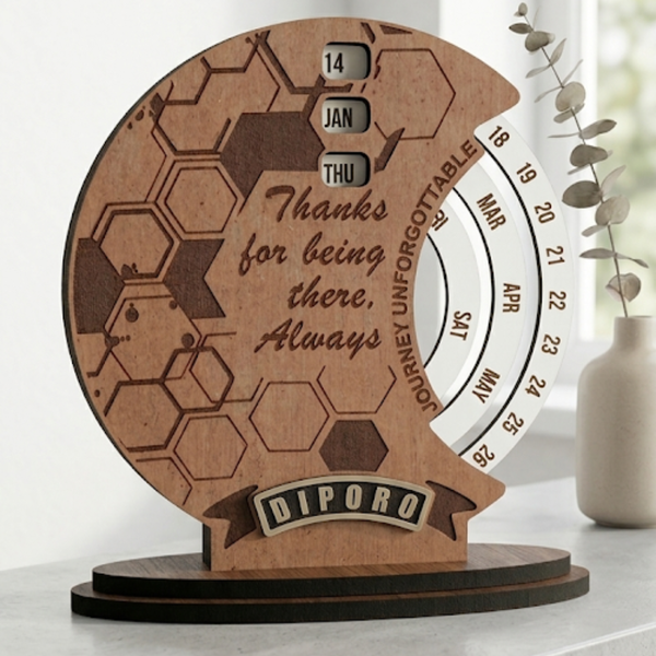 Geometric Perpetual Calendar – Custom Quote Design