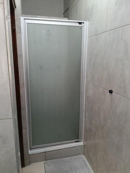 Shower in Sharing Bathroom for Double Rooms