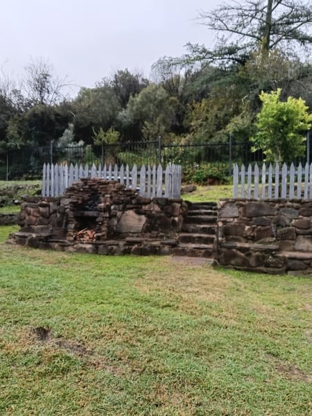 Braai Area almost completed