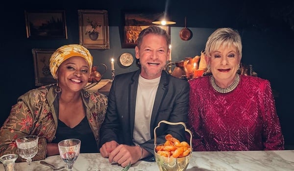 Chef Mokgadi with Chef Jan and Tanie Evita