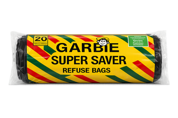 Garbie Black Bags – 20pcs