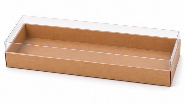 Long Rectangular Choc Box – Kraft (20pcs) picture