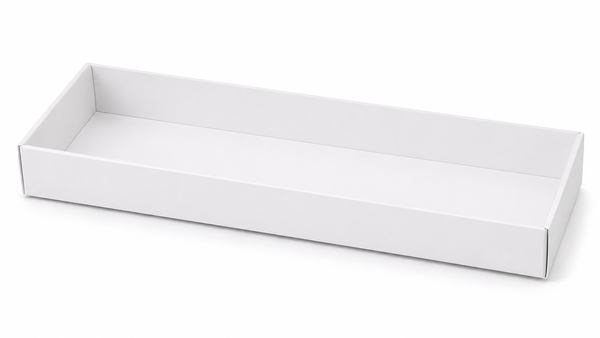 Long Rectangular Choc Box – White (20pcs)