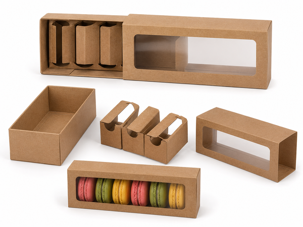 Macaron Box – Kraft (20pcs) picture