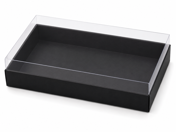 Rectangular Choc Box – Black (20pcs)