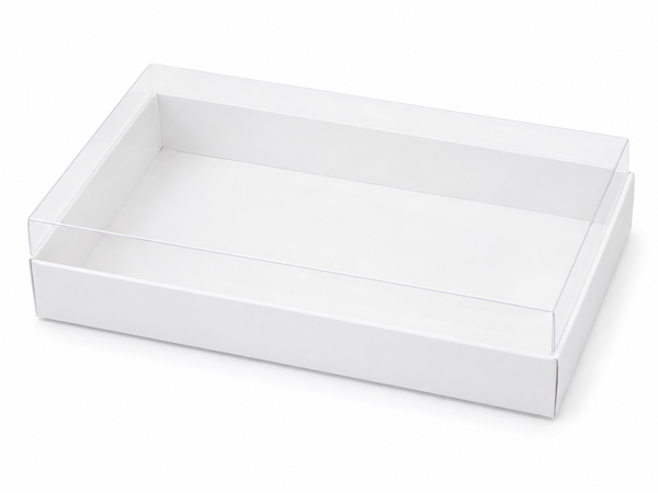Rectangular Choc Box – White (20pcs)