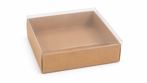 Square Cookie Box – Kraft (20pcs)
