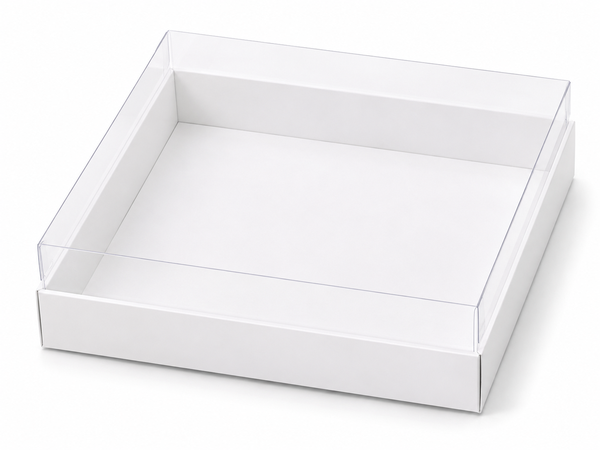 Square Choc Box – White (20pcs) picture