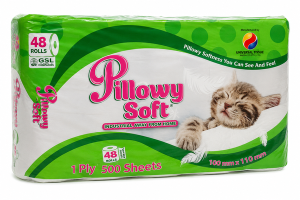 Toilet Tissue - Industrial E 500 (1Ply)