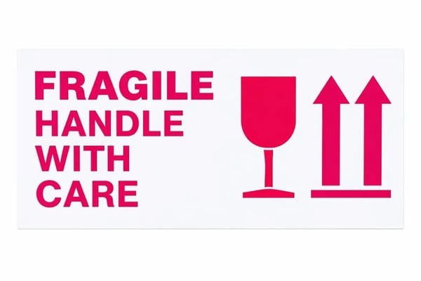 Large Fragile Sticker - 20pcs picture