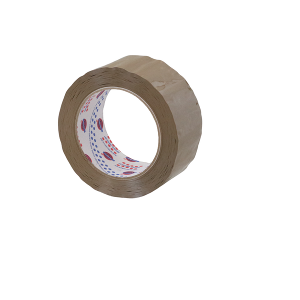 Brown Hotmelt Buff Tape - 100m
