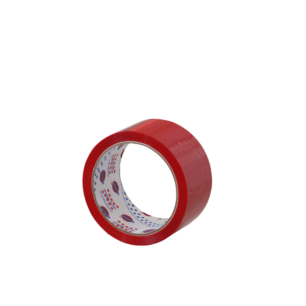 Red Hotmelt Buff Tape - 50m