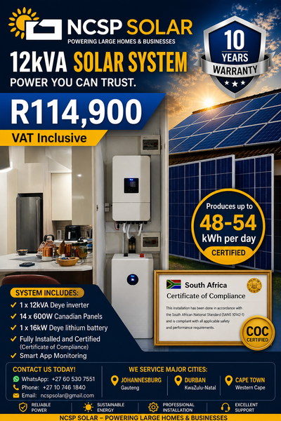 12Kva Deye Solar System