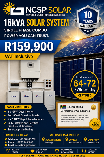 16Kva Deye Solar System