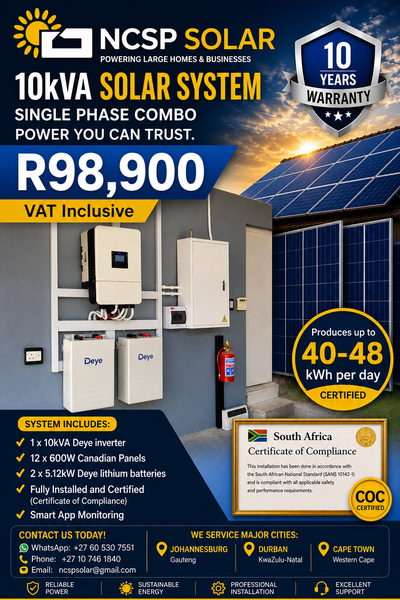 10Kva Deye Solar System