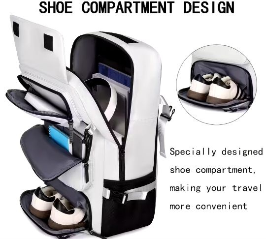 Large Travel Backpack for Men & Women, Airline Approved