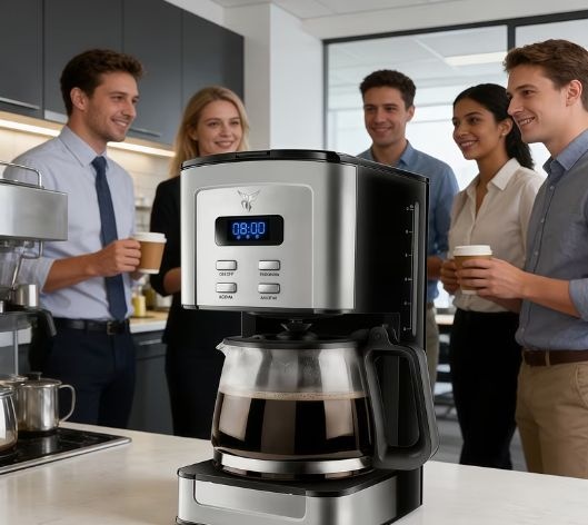 Contemporary Drip Coffee Maker, Premium Coffee Machine