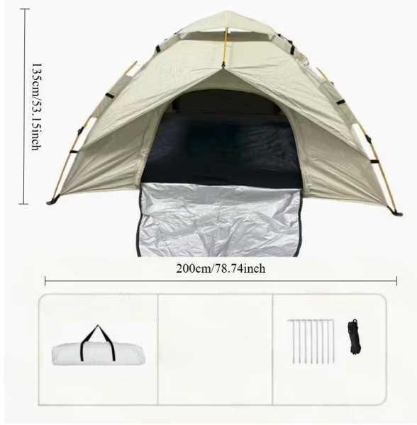 2 Adults/ 2 Children Outdoor Automatic Quick-Opening Tent Lightweight Tent