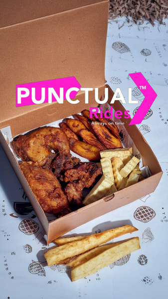 You don't have to stand on long ques to get food anymore,just punctual your food to your door ...👌😀