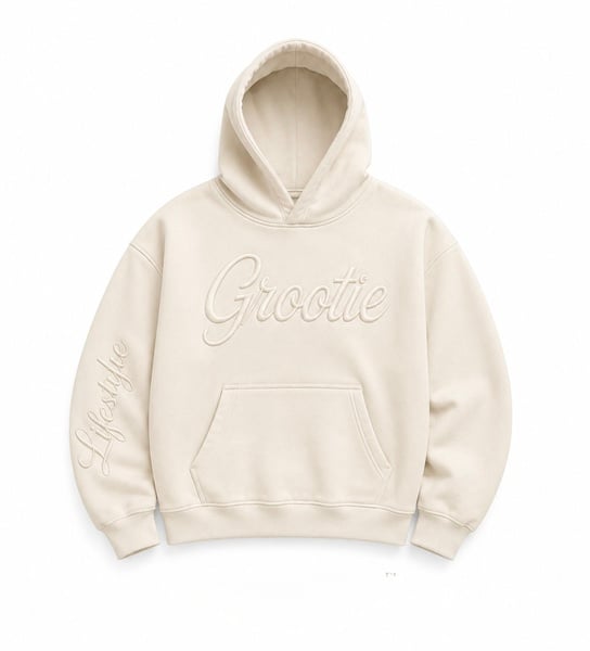 Grootie Lifestyle Hoodie - Cream