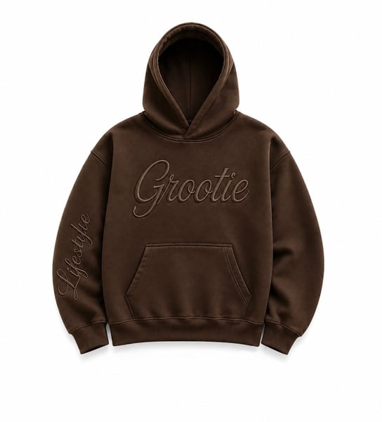 Grootie Lifestyle Hoodie - Brown