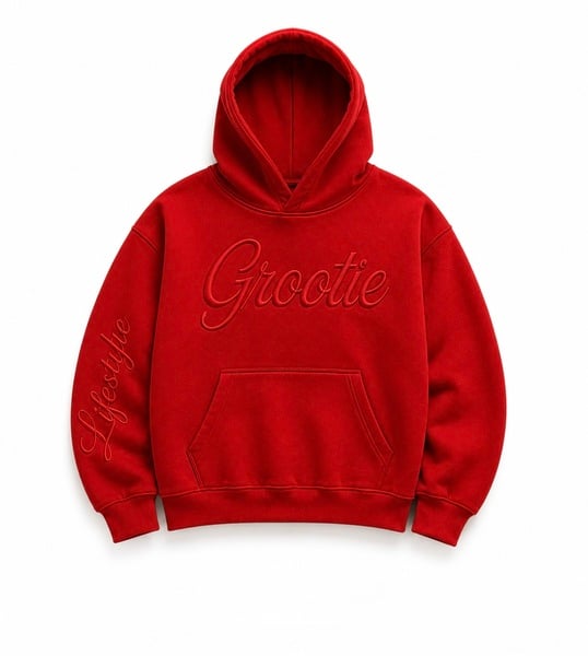 Grootie Lifestyle Hoodie - Red