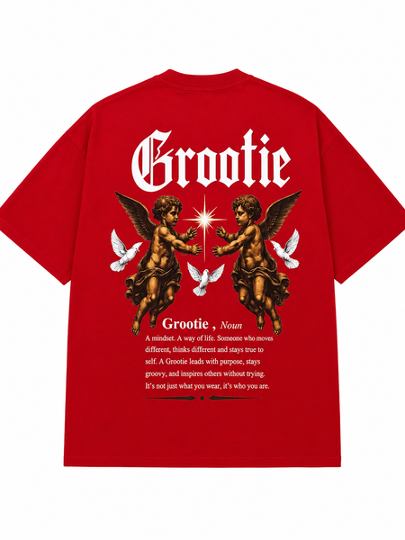 Grootie Angels T-shirt - Red