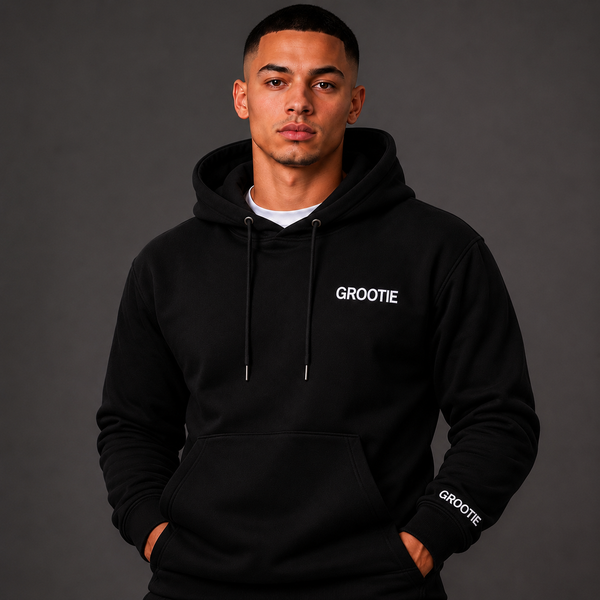 GROOTIE Black Hoodie