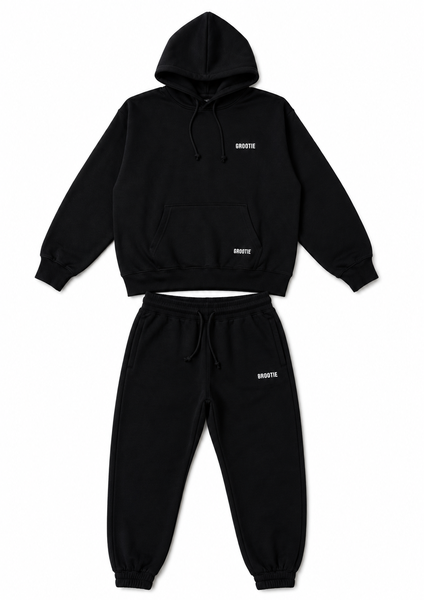 GROOTIE Signature Black Tracksuit