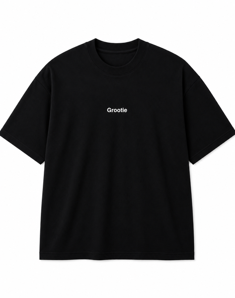 GROOTIE Black Oversized T-Shirt