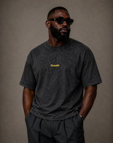 Grootie Faded Tee - Black